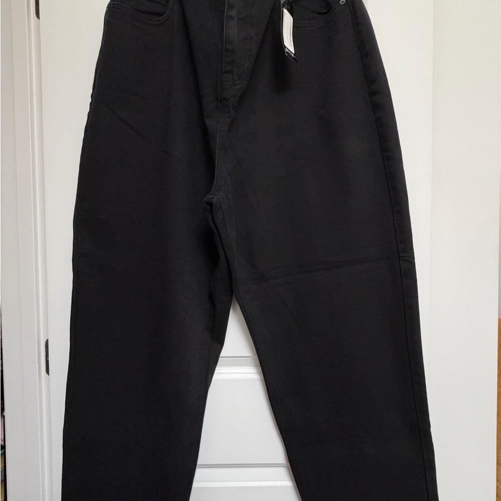 Nasty Gal Relaxed Black Jeans